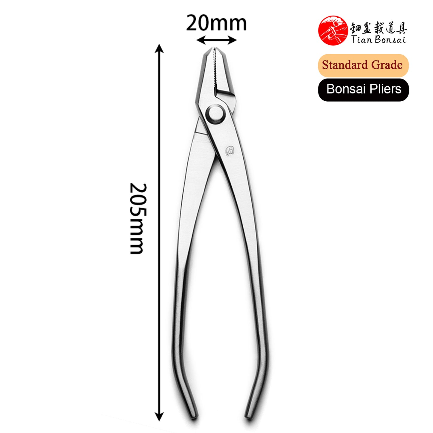 Standard Series 205 mm Bonsai Pliers 3Cr13 Alloy Steel Jin Pliers Bonsai Tools