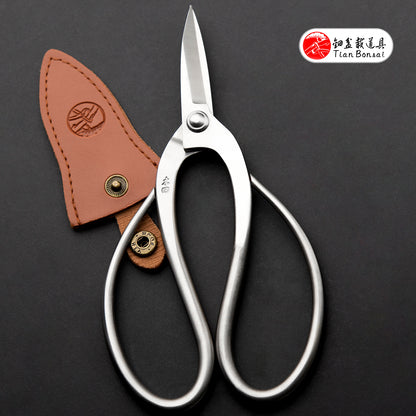 Professional series bonsai tools 190 mm root pruning scissors 4Cr13MoV alloy steel bonsai shears